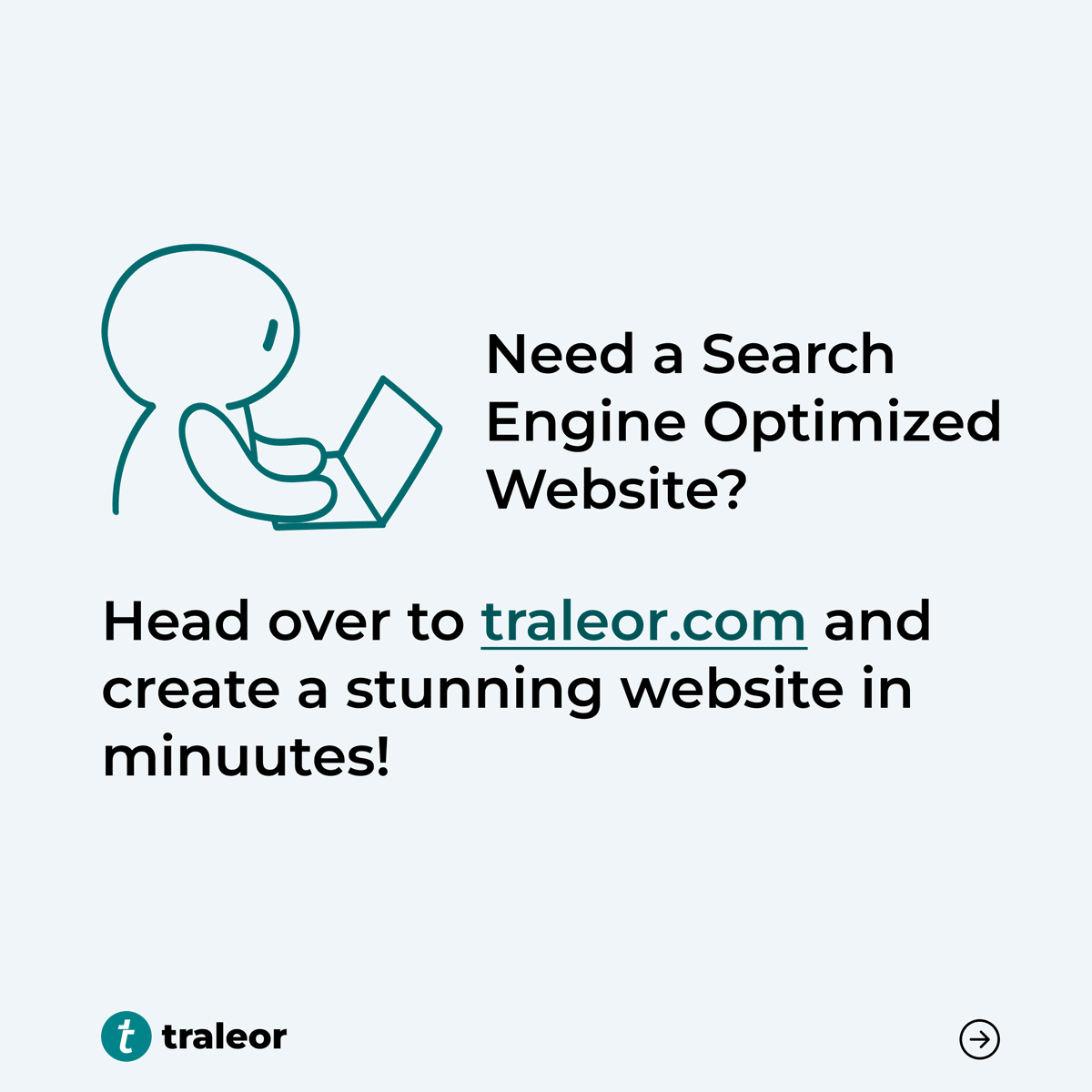traleor's tweet photo. Traleor CMS SEO Features:
In today's fast-paced digital world, having an online presence is essential for businesses of all sizes
Check out Traleor’s SEO Features listed below and create your website today via: https://t.co/ueJNzXUyrj
#seo #seofeatures #website #websitebuilder https://t.co/oxVhlKw7ZL