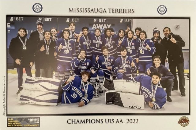 gthl_terriers's tweet photo. Congratulations to our U15 Terriers for capturing the Toronto Wolverine Fall Classic Championship! https://t.co/kIZZuUmjfH