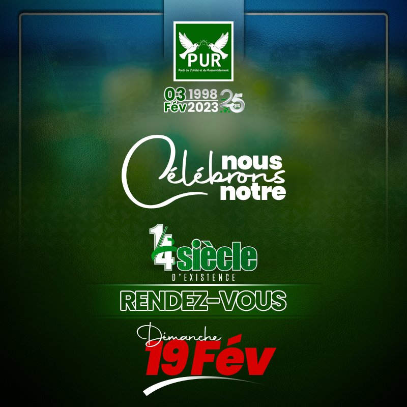 JeunessePUR's tweet photo. 📌19 Février, la seule date à retenir : wadjal ko !
-
-
-
-
-
#SerigneMoustaphaSy
#AlMaktoum
#Senegalaise
#Démocratie
#Senegalese 
#Senegalais
#PUR2023
#Senegal
#Sénégal
#Kebetu 
#galsen https://t.co/g0jAQHh92C