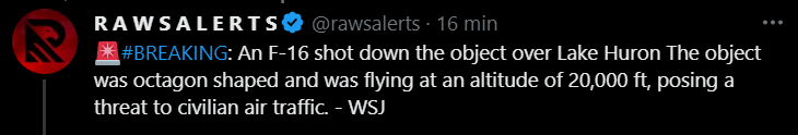 llisonSoares1's tweet photo. URGENTE: O objeto derrubado hoje tinha formato de um octógono...
#china #ovni #invasão #flightradar24 #notam #skyvector #UFO #USA #michigan #canada #ovnis #huron https://t.co/T5dMApgwbR