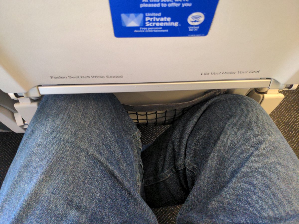 joelfinkle's tweet photo. Hey @united ever consider that not everyone fits within a standard deviation? Flight 1251 Feb 12 https://t.co/4FGjrbVvad