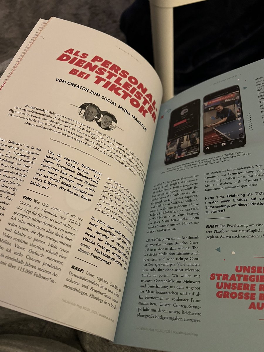 Ich glaub ja langsam, das <a href="/socialhubio/">SocialHub</a> #socialhubmag ist auch KI basiert. Ausgerechnet ein Artikel passend für mich als Tischtennisspieler mit einem meiner aktuell liebsten content creator Tim Schweizer 😅🏓