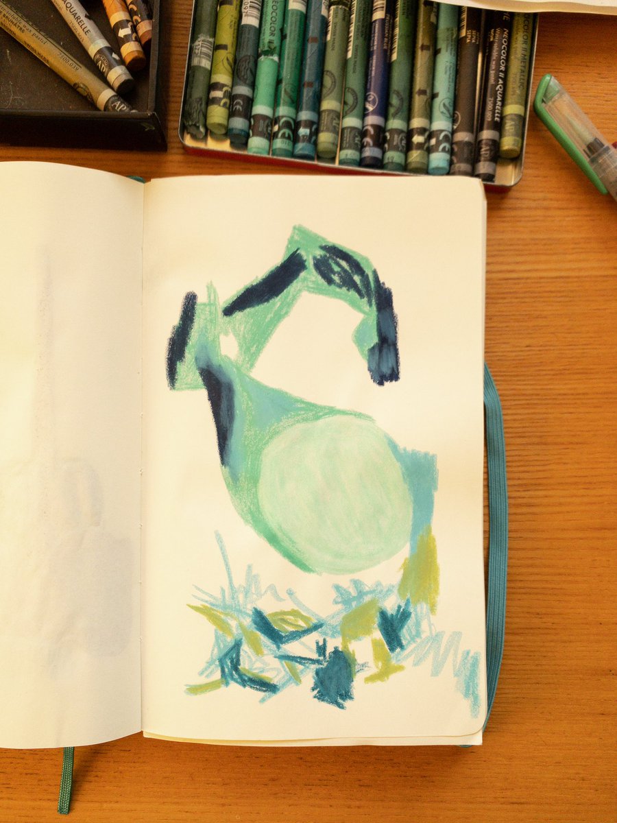 rafaelmaxlove's tweet image. sketchbook explorations.

#neocolor #sketchbookexplorations #artistsontwitter #sketchbook #abstractdrawing #waxpastel