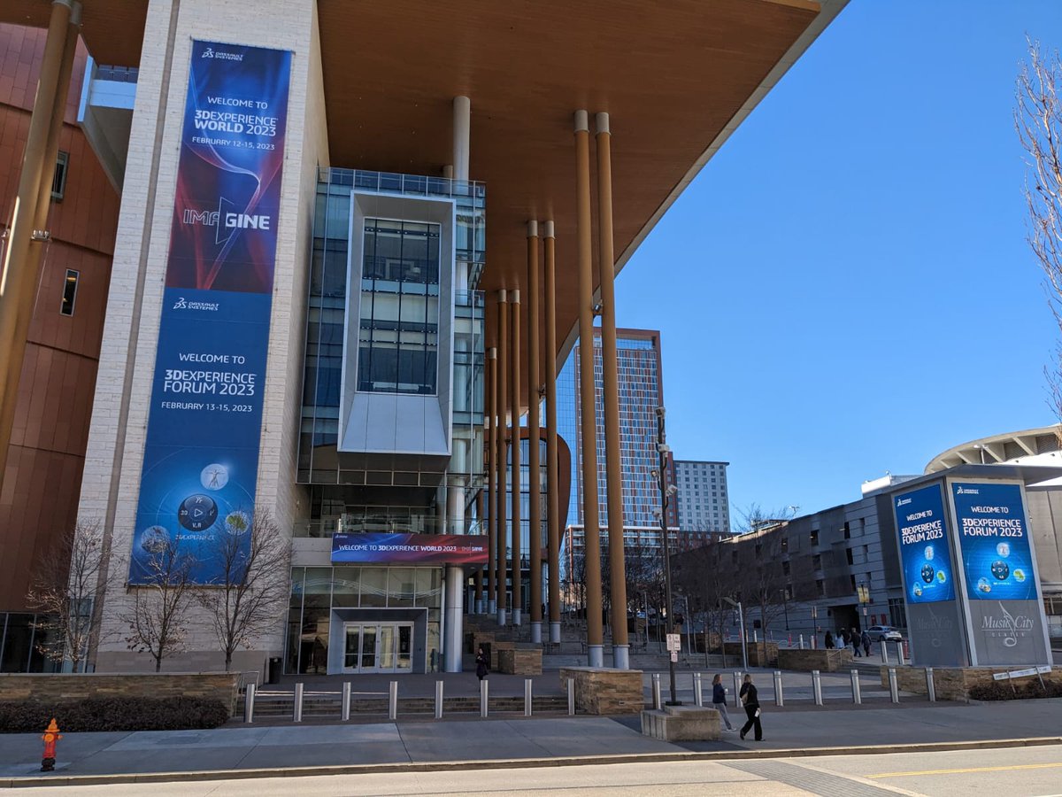 Magicwandmedia_'s tweet photo. And begins the countdown for #3DExperienceForum2023 organized by @Dassault3DS at @musiccitycenter, #Nashville #IMAGINE #usersmeet #CADCAM #designengineering #manufacturing
📷 @sundaram_murali https://t.co/xM3FkPHlAN