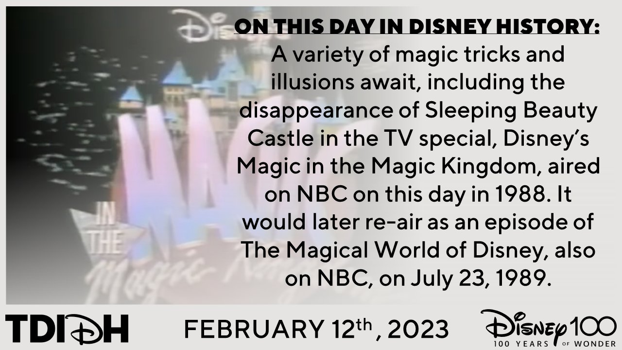 Disney Schedule Archive on Twitter: "Magic tricks and illusions are on ...