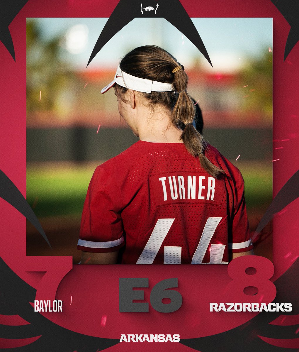 RazorbackSB's tweet image. Turner controls the sixth with two strikeouts and a ground out in a 1-2-3 frame.
