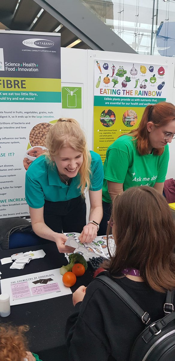 Kroon_Lab's tweet photo. Our group members @SenemSUNA2 and @HaarhuisJulia were at the @NorwichSciFest this weekend to talk about our science at @TheQuadram and the @NorwichResearch 👩‍🔬

#NorwichScienceFestival #ScienceOutreach #WomenInSTEM https://t.co/OLa6CVpAFB