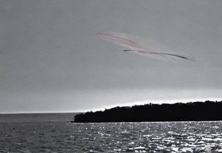 anthropologydp's tweet photo. OK everyone on #ufotwitter, this is not a drill.

Dr. Peters just captured this image on his Jitterbug and sent it our way. He is at the Indiana Dunes on Lake Michigan. 

It appears the academic cabal is surveiling him. Franz Boas used to swim at the beach there. Coincidence? https://t.co/L6e6mTJxUf