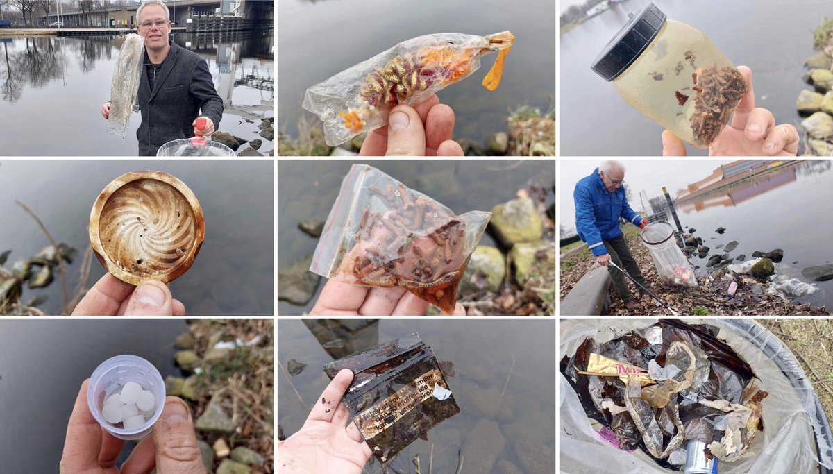 zwerfieRdam's tweet photo. Dat was een bijzondere cleanup vandaag aan de #schoneSchie. We vonden meerdere uitzonderlijke items. Bekijk de foto’s om de spullen te bekijken en een gokje te wagen wat het is…
#cleanup #Rotterdam #plasticsoep #schonerivieren #zwerfafval #zwerfie #afvalvrijewateren #plasticfree https://t.co/E96afX3oPv