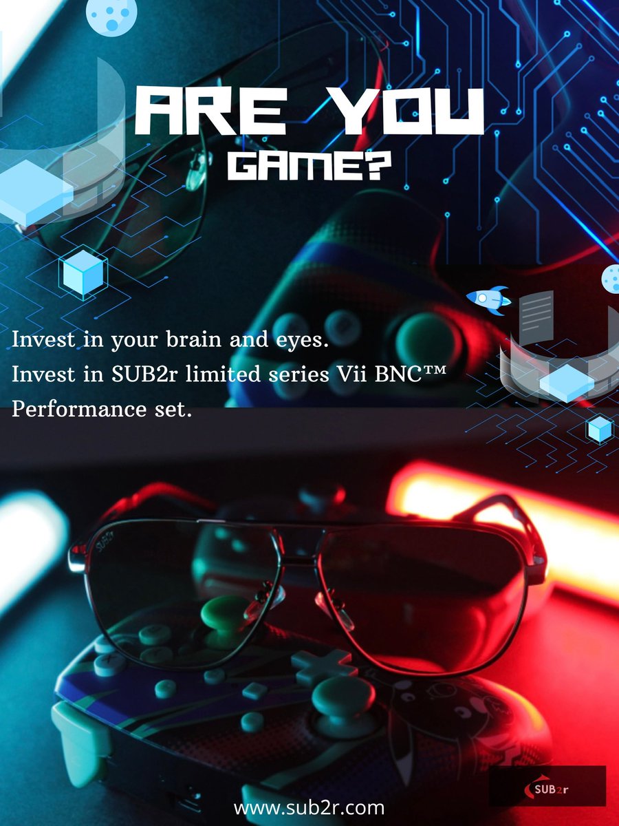 Visit sub2r.com to learn more about our limited series vii BNC™️ performance set 

#trending2023 #gamer #ufotwitter #DreamMakerTheFinalMission