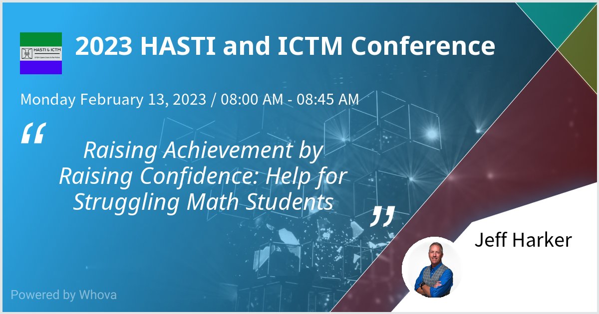 Jeffharker314's tweet photo. I am speaking at 2023 HASTI and ICTM Conference. Please check out my talk if you're attending the event! #hasti23 #itcm23 #hastiictm23 - via #Whova event app https://t.co/hejLVBLd5V
