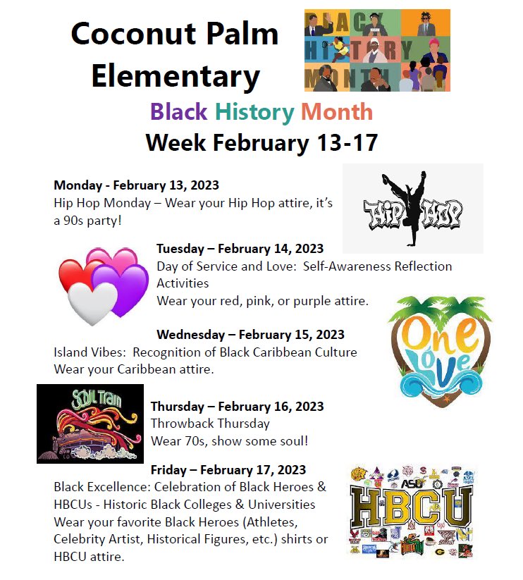 Mark your calendar! CPE’s Black History Spirit Week is coming!