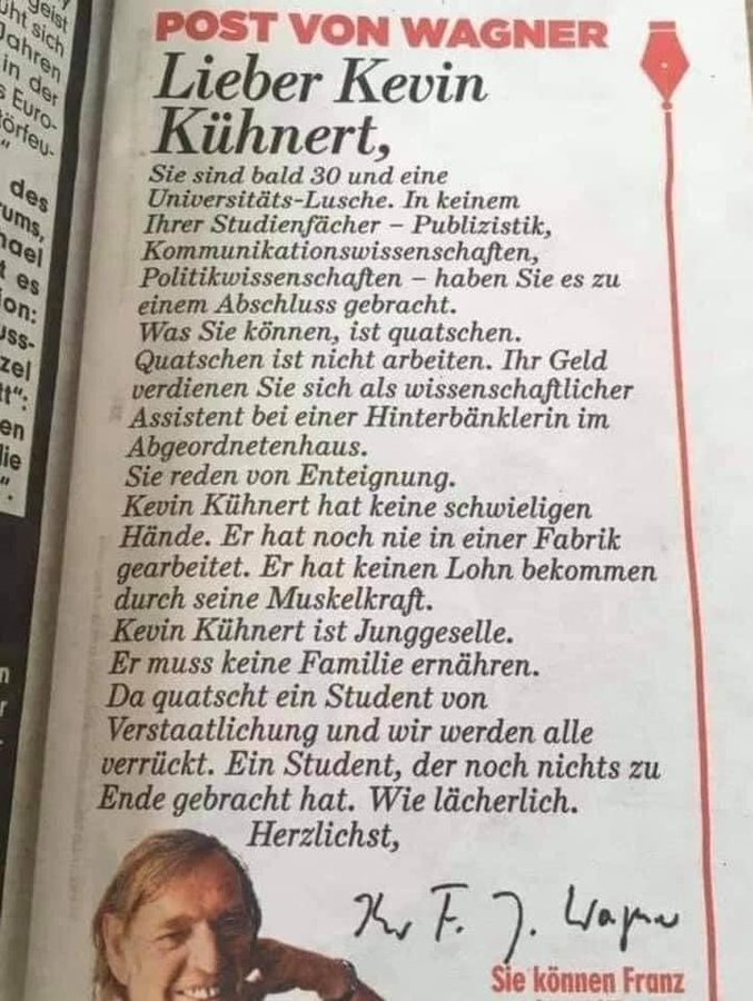 Dieses Gestammel der Pseudolinken in der #berlinerRunde, zeigt u. a. die Unfähigkeit dieser Studienabbrecher ohne jegliche Ausbildung, wie klein Kevin, wirtschaftlich zu denken. Nicht nachvollziehbar ist, dass intelligente Menschen diese Pappnasen weiterhin wählen!