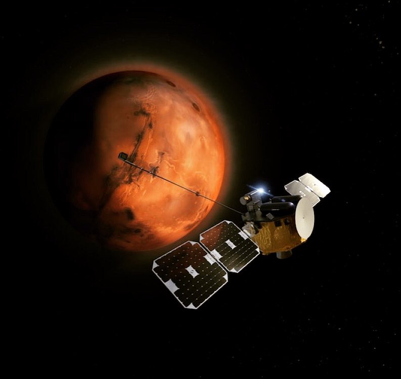 wolf_martian's tweet photo. Blast off to the red planet! 🚀 In 2021, Rocket Lab was selected to design two Photon spacecraft for the ESCAPADE mission to explore the mysteries of Mars' magnetosphere. Scheduled to launch on Blue Origin’s New Glenn in 2024 #ESCAPADE #MarsMission #RocketLab #BlueOrigin https://t.co/pSF3x7Swji