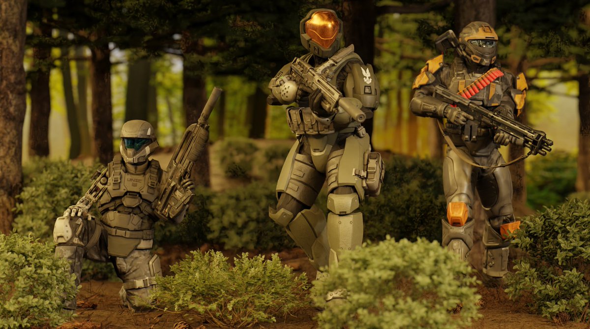 Commission done for <a href="/Thompsongoespew/">Thompson</a>, had a lot of fun with this!

#HaloInfinite #Halo