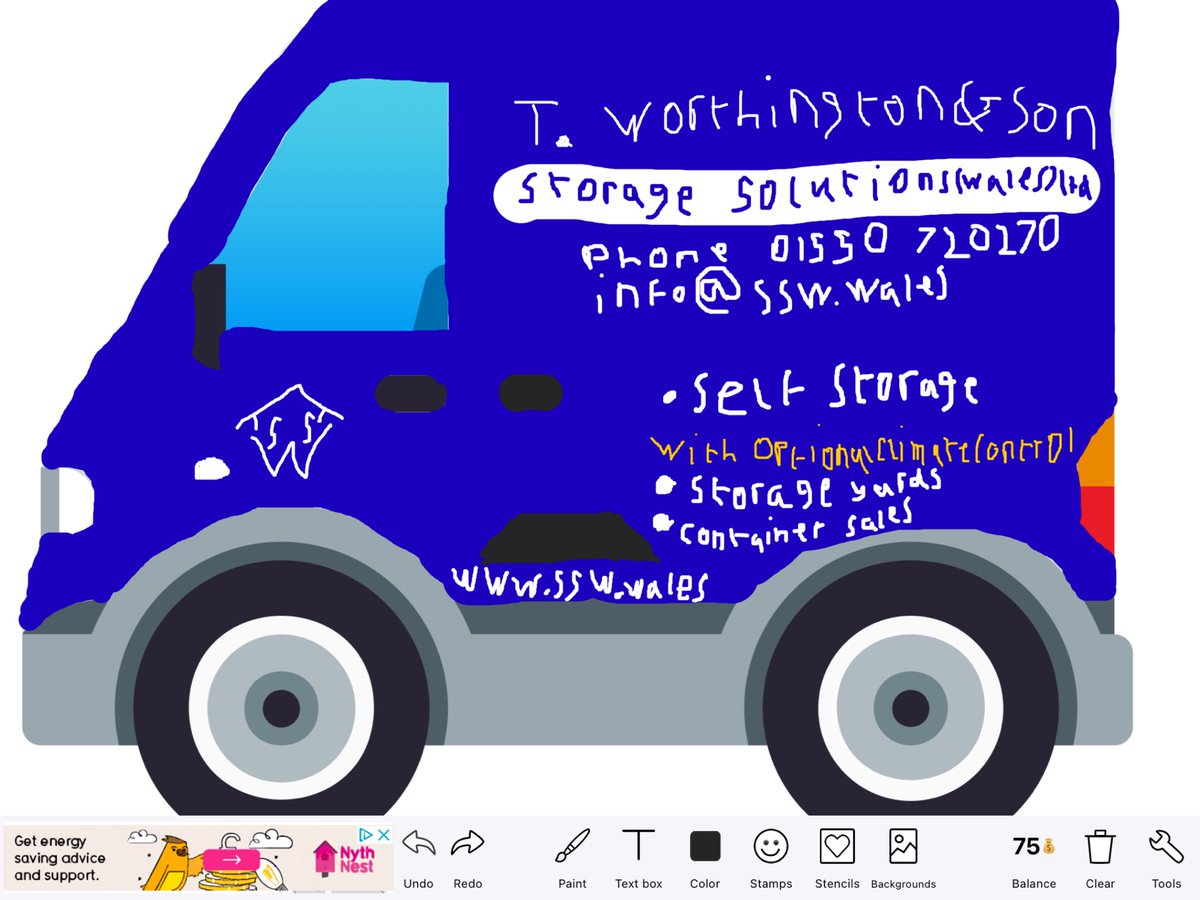 Abermarlaispark's tweet photo. An artistic Sam draw his daddy’s van this afternoon 👍☺️
☎️01550 720270 💻 https://t.co/7nqNf1JXF4 📧info@ssw.wales
#art #self #selfstorage #insulated https://t.co/2gedltQjbH