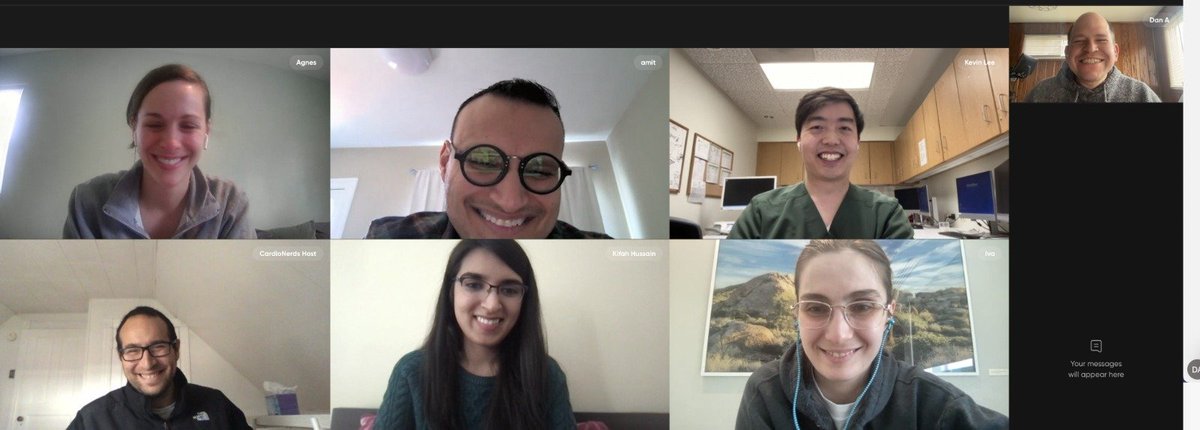 🎙️ @CardioNerds recording in progress. 📖We are learning about D-TGA & VSD leading to Eisenmenger Syndome from Fellows at the University of Chicago - Northshore: @IvaMD_Cardio @CardioloLee & Dr. Kifah Hussain ❤️🤓 🤩Special hosts: @AkoczoAgnes @jsaef1