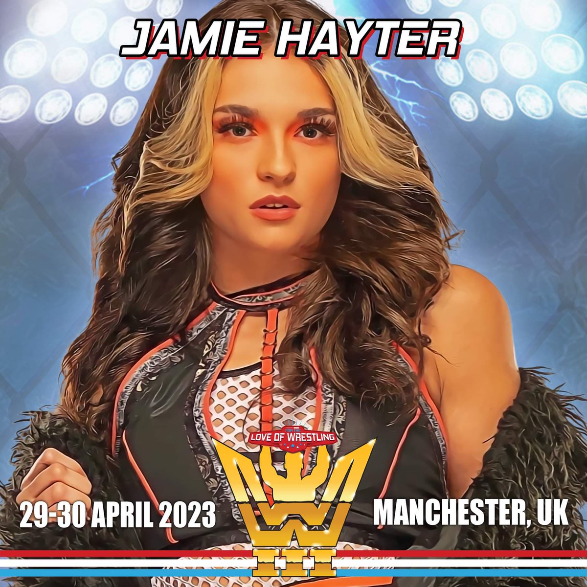 Guest Announcement

Jamie Hayter

Joining us for FTLOW III is current #AEW Women's Champion @jmehytr

#JamieHayter is not only one of the best women's wrestlers in the world today but also one of the best in #UKWrestling history

Tickets for Jamie will be available ASAP