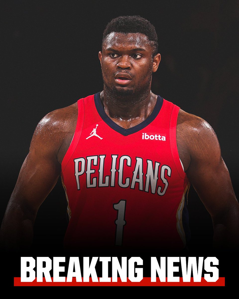 Breaking: Zion Williamson re-aggravated his hamstring injury, and he's looking at missing multiple weeks. He will be re-evaluated after the All-Star break, per GM David Griffin.