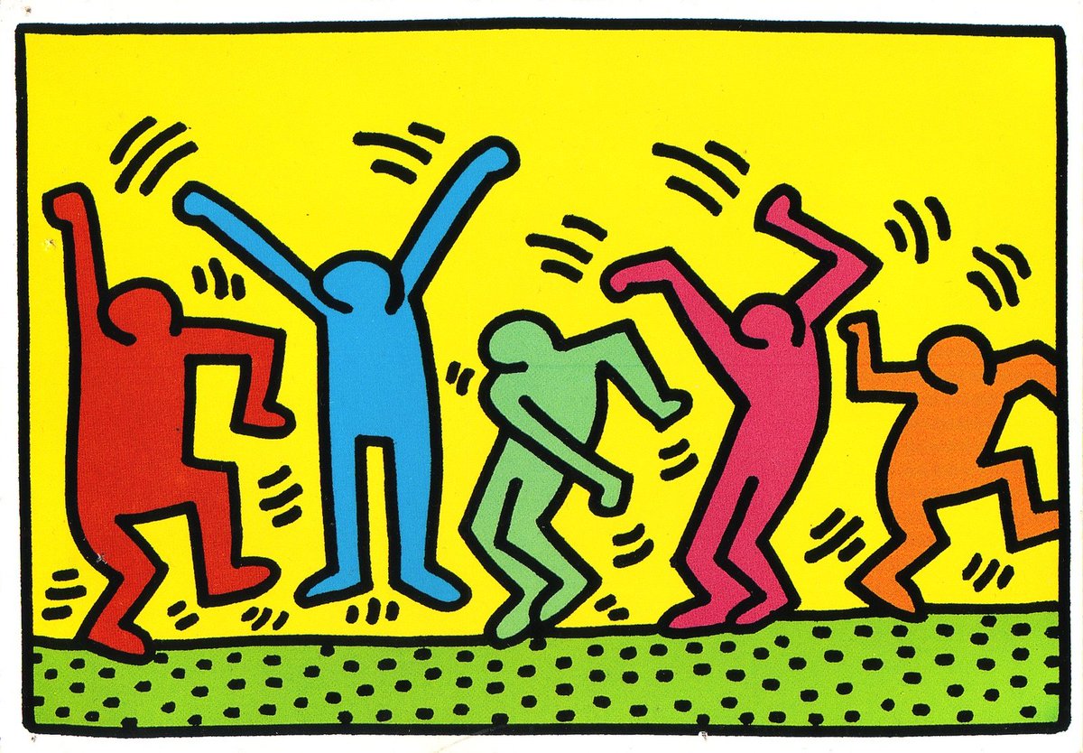 JamentensCR's tweet photo. 🏳️‍⚧️🏳️‍🌈Aquest dimarts nou capítol! Keith Haring i la cultura del VIH' on parlem de la figura d'aquest artista del que potser el nom no us sona però els seus dibuixos sí. Ho fem amb amb un lligam amb la ciutat de Barcelona i ho fem amb: @antoniribas de @diariARA #keitharing https://t.co/xXhPUyrZ71