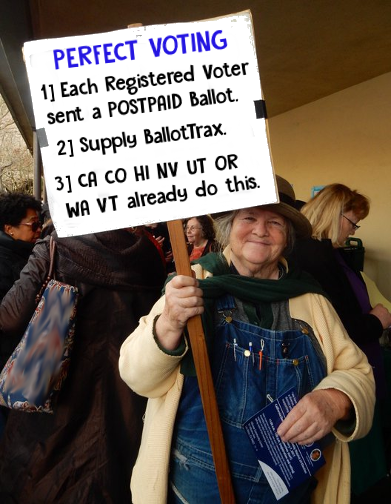 time4kind's tweet photo. IF only Every State had #PerfectVoting!
We must Fight to get this Simple Wonderful Voting in Each State!
We ALL LUV it. . Lines . are . EVIL .
Any external complaints are Rubbish.
. CA CO HI NV UT OR WA VT . https://t.co/02uDYendho
