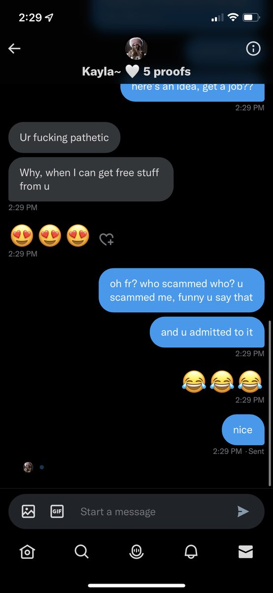FulkZach's tweet photo. @KayyTrades  the way she admitted to being a scammer is SENDING ME #adoptme https://t.co/JoC5CwAtST