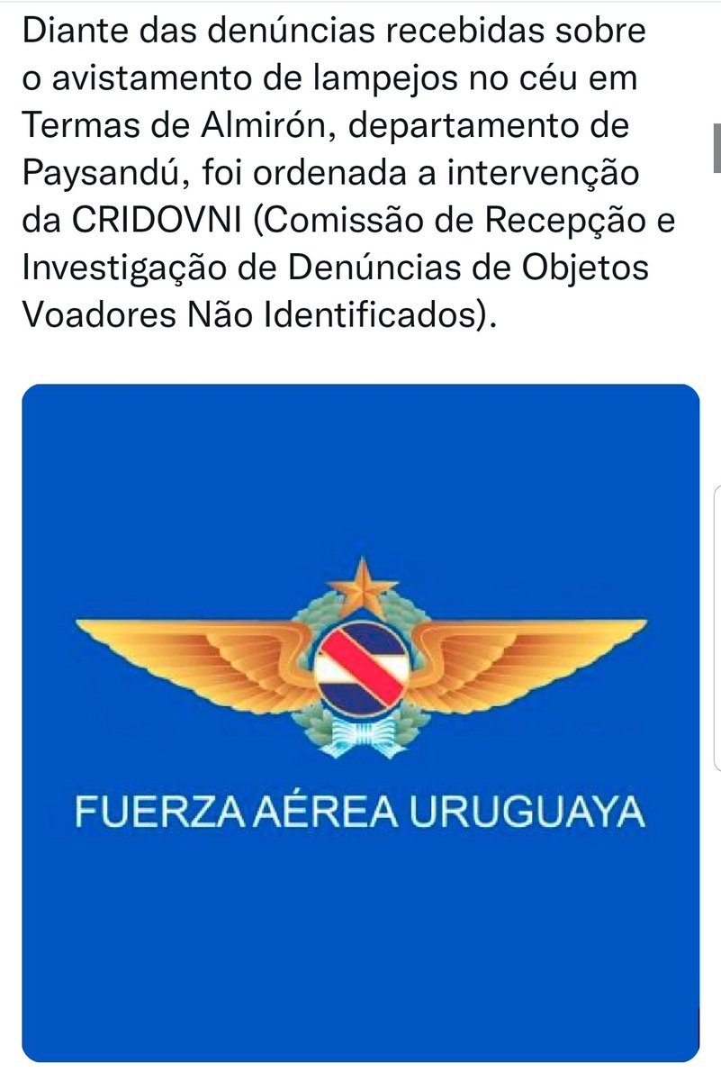 AndreCarvalhoSL's tweet image. Avistamento de OVNIS no Uruguai também.
Será que teremos uma invasão mundial?
OVNI,Estados Unidos,Canadá,Uruguai,China,Alasca,destruição.