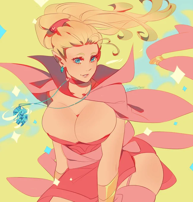 Ann Takamaki but dressed as other strong wamen 