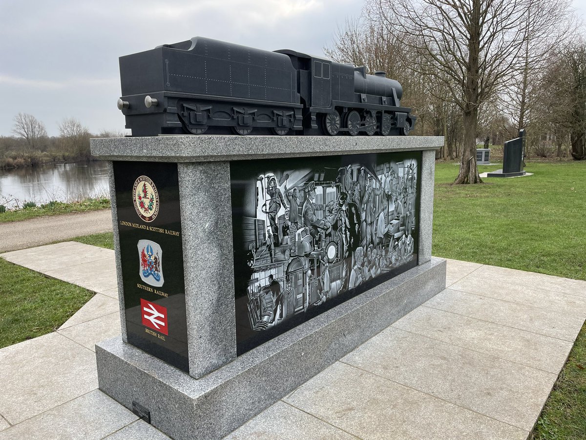 A lovely afternoon wandering round the National Memorial Arboretum today #Railways #railwayworkers