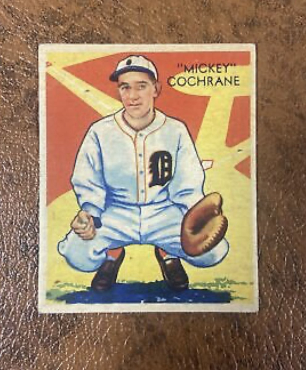 Trying to help my friend find one of these Diamond Stars Mickey Cochrane’s for a good price.   Anyone in the Vintage community selling?  Retweets appreciated!
#Collect #VintageBaseball