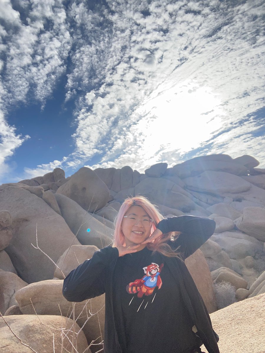 Guess which idiot finally completed their first climbs at Joshua Tree? Hands feel like shit but I climbed on anchors I built and on slab no less 💀