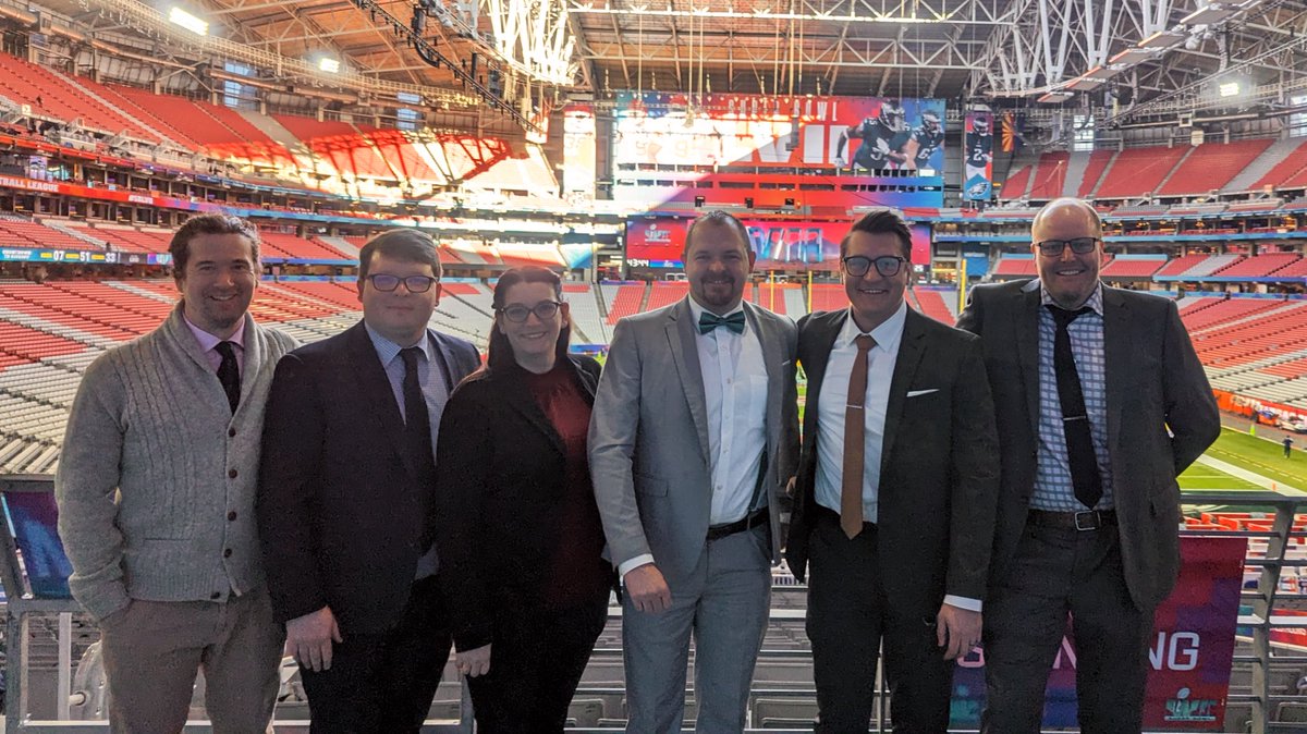 Going to be a great day with Team <a href="/ross_video/">Ross Video</a> here at the Big Game! #LivingLive #RossVideo #SBLVII