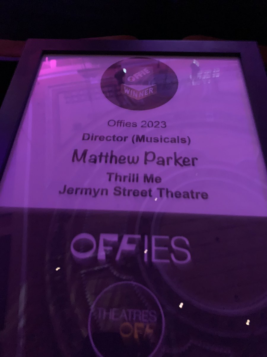 Absolutely terrifying going up onto that stage. But also absolutely exhilarating. Heartbeat pounding like a goddamn cannon; so full of joy I thought it might burst out my chest. Delighted also that my curtsy to a Dame was caught on camera! 😆