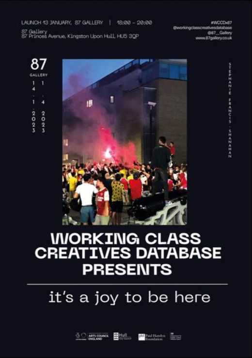 You can still catch our amazing show, 'It's a joy to be here', until 1 April!

It brings together six working-class artists from around the UK who draw on the history and traditional processes of craft whilst conceptually exploring the nuance of personal narrative

Don't miss it!