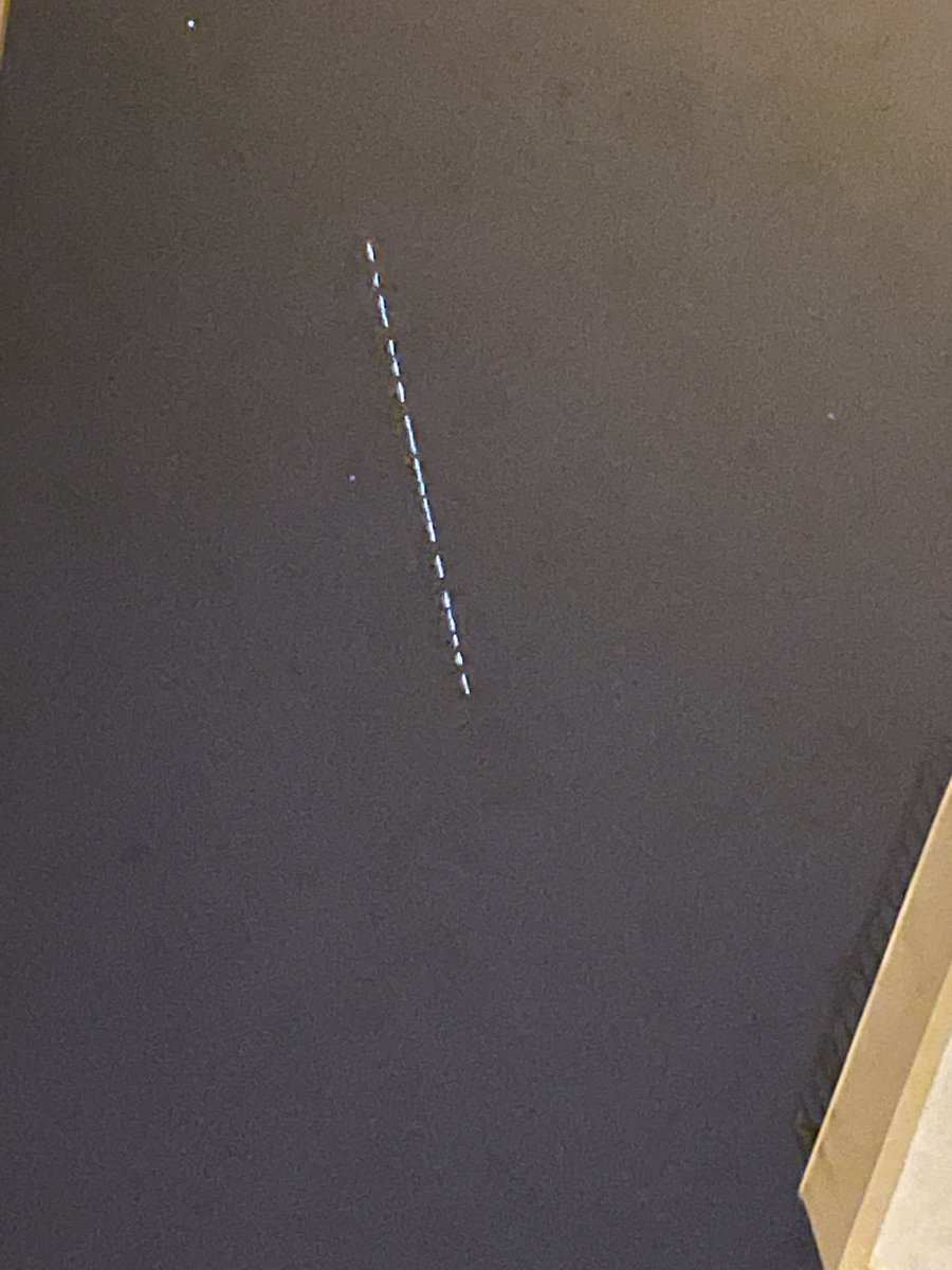 Satelite Starlink cruzando Barcelona 🛰️