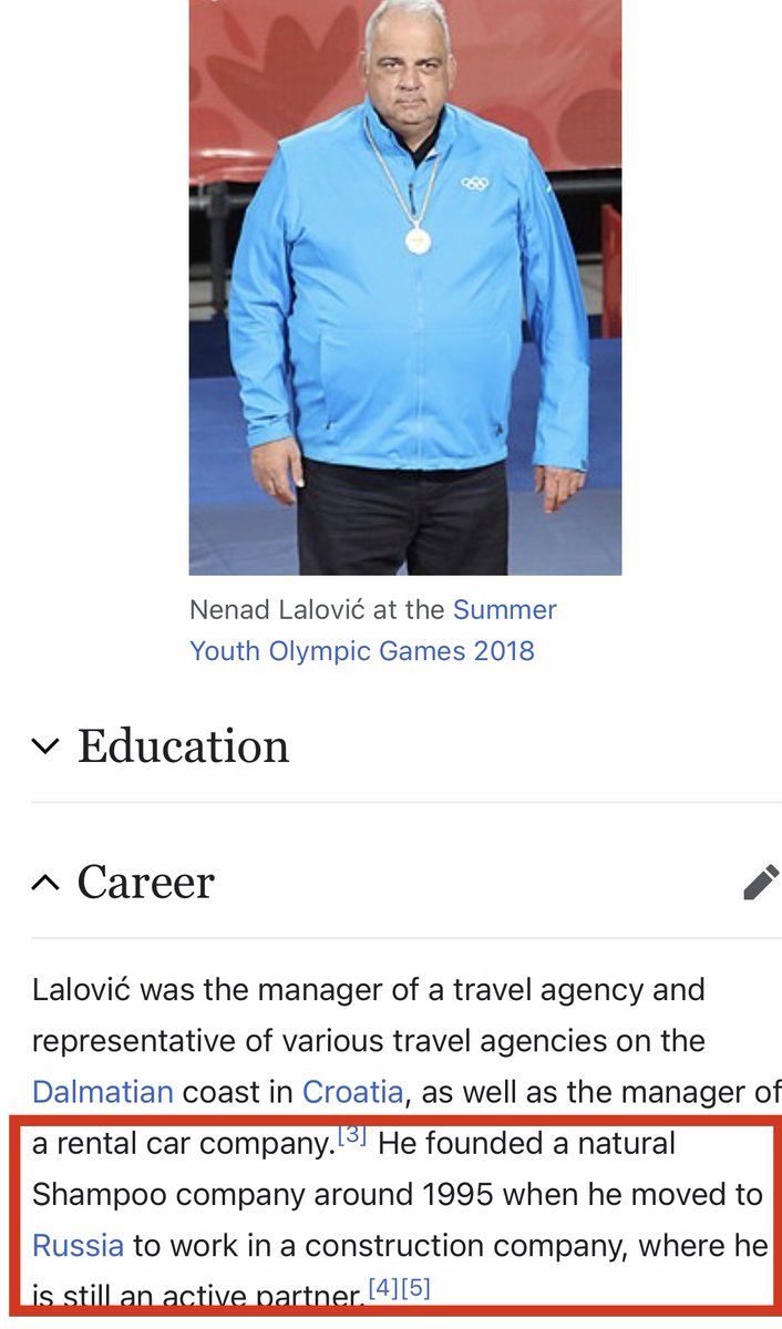 AndreGoLow's tweet photo. @irgarner 1. IOC board. Includes a Serbian “businessman” who has lived in Russia for the past 28 years. That’s not all, just an example. 

2. Using the UN human rights pawns like Dr. @AlexXanthaki to justify it. Calls it discriminatory against Russians.
 
3. Money. IOC always for sale. https://t.co/EXzVNOgWQQ