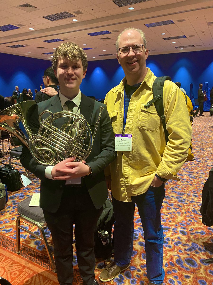 Congratulations to JPII Cardinal Band student David Finecy 23’ on his excellent performance at TMEA with the All State Philharmonic Orchestra! <a href="/JPIIHSPLANO/">John Paul II High School</a>