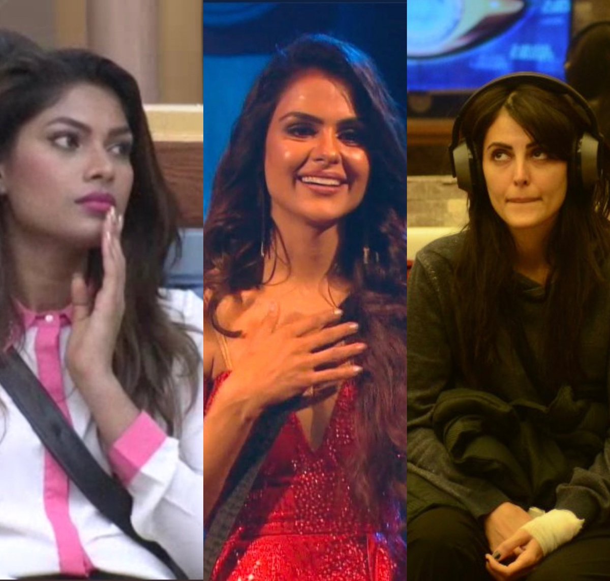 ladies who deserved to win but end up at 3rd position. my strong girls ❤️

#LopamudraRaut
#PriyankaChaharChoudhary 
#MandanaKarimi