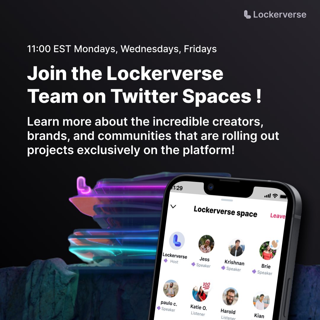Lockerverse (@lockerverse) on Twitter photo Join the <a href="/Lockerverse/">Lockerverse</a> team on spaces tomorrow to discuss the Super Bowl and the exciting projects rolling out exclusively on the platform. The Lockerverse community will also be discussing the Super Bowl live during the game. Tap in to the Lockerverse app to join the convo!!! Join the <a href="/Lockerverse/">Lockerverse</a> team on spaces tomorrow to discuss the Super Bowl and the exciting projects rolling out exclusively on the platform. The Lockerverse community will also be discussing the Super Bowl live during the game. Tap in to the Lockerverse app to join the convo!!!