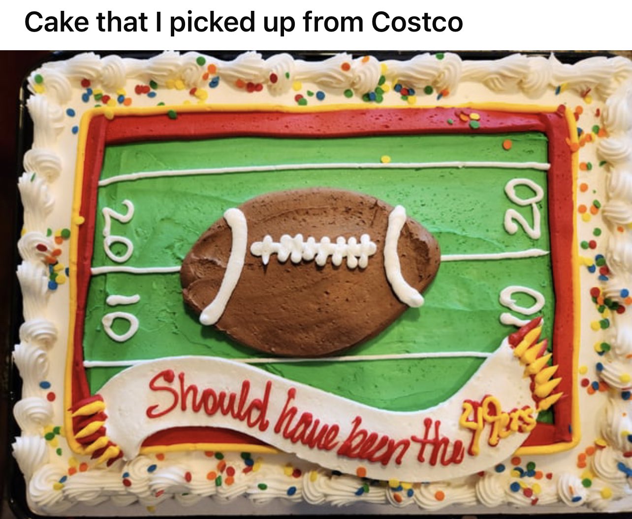 49ers Number Cake