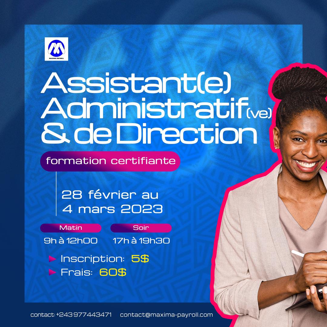 Maxima_Payroll's tweet photo. Devenir Assistant Administratif et décrocher son job de rêve.
WhatsApp : +243 977443471

@BenjaminKakudi https://t.co/ZaF8551hIZ