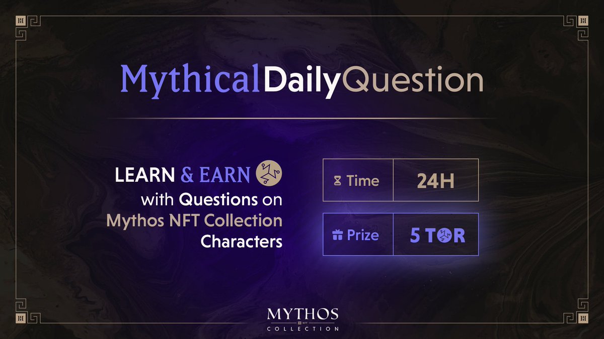 🎁 Mythical Daily Question 🎁

In the ancient treatise “Alexander the False Prophet”, the Glycon cult was presented as a hoax. 👀

❓ Who was the author of the treatise? 🤔

To win 👇

1️⃣ Follow  <a href="/Mythos_HEC/">Mythos Collection (by Hector Network)</a> 
2️⃣ ❤️+RT
3️⃣ ✍️👇

#Giveaway #NFTs #NFTcollection #Mythos