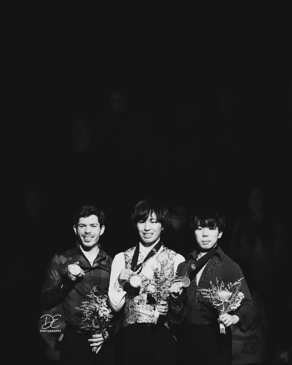 DanielleEPhoto's tweet photo. The 2023 Four Continents Figure Skating Championships Men's Podium

🥇 Kao Miura 🇯🇵
🥈 Keegan Messing 🇨🇦
🥉 Shun Sato 🇯🇵

📷 Danielle Earl/Skate Canada 

#danielleearlphotography #KaoMiura #KeeganMessing #ShunSato #4ContsFigure #4CC23 #figureskating https://t.co/IxsMv5O9SY