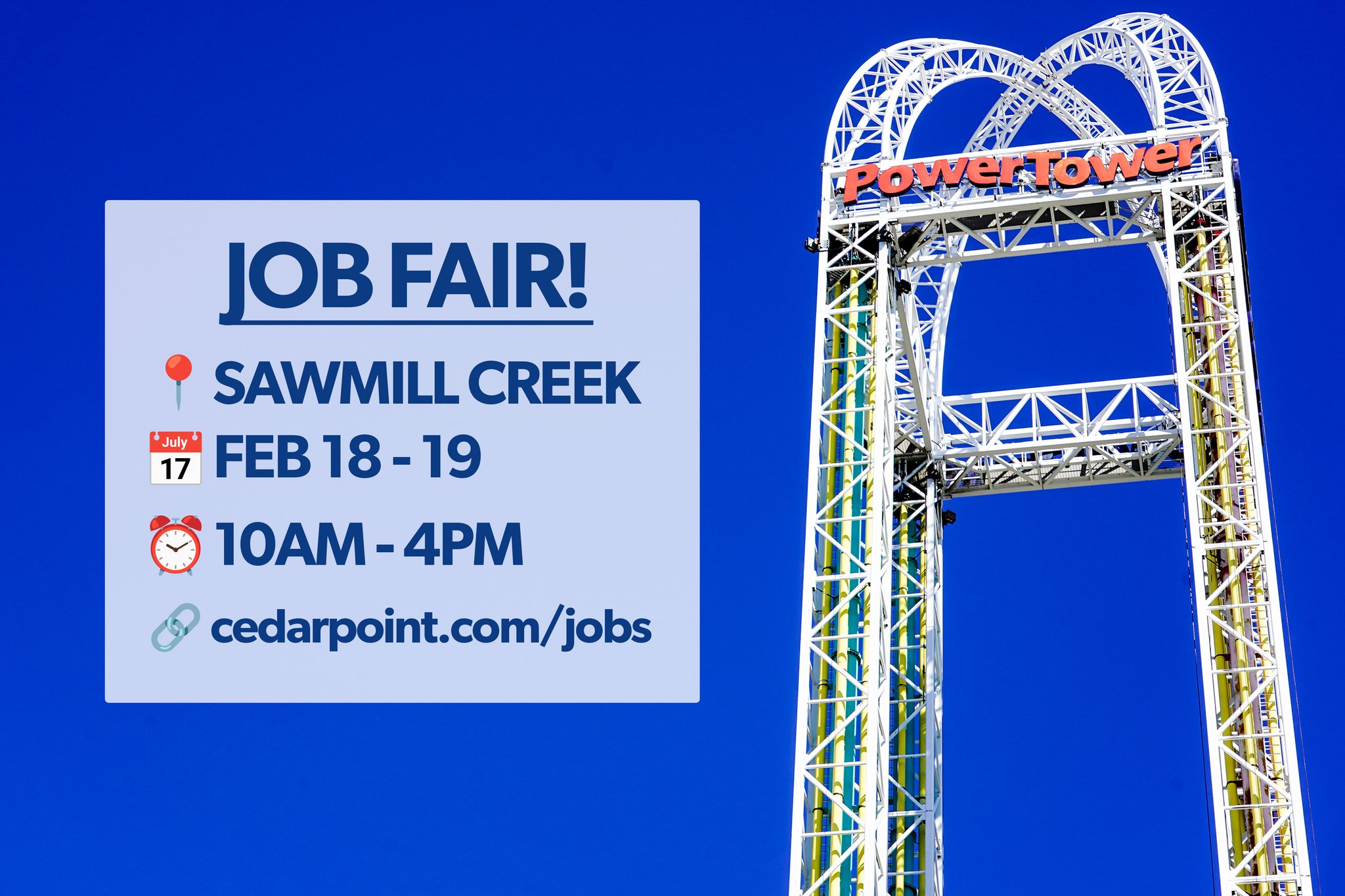 Cedar Point on Twitter "We're kicking off Cedar Point Hiring Week next