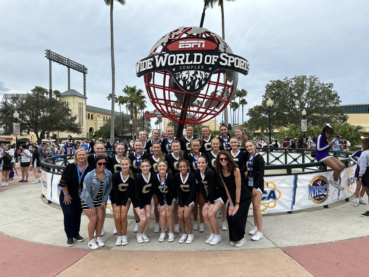 Cmag_cheer's tweet photo. I am incredibly proud of this team.  They worked hard all year and finished 5th at nationals.  Way to go Tigers🐯💛🖤 https://t.co/4symFntreA