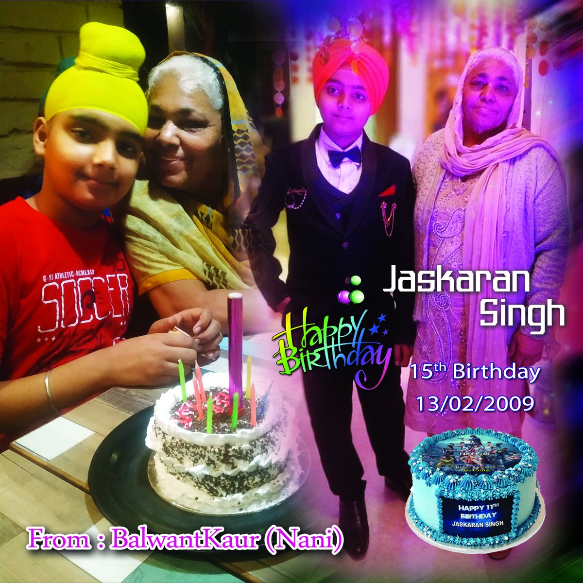 harvinder_meenu's tweet photo. Ashish baksho g Jaskaran Singh Jas mere bhanje nu...
Happy birthday to you may #akaalpurkh g keep you always in #goodhealth #wellness #longlife #gursikhijivan #amritdidaat #naambani #nitnem #simran #amritvela #satsang of #gursikhs #goodeducation #tandrusti #chardikala https://t.co/rTDzH4tVxF