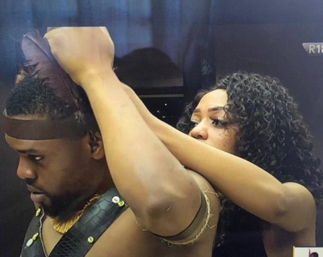 Kingofstoicism's tweet photo. Miracle is a real man. He treat Khosi like a Queen
#BBTitans https://t.co/OGeVK21VPZ