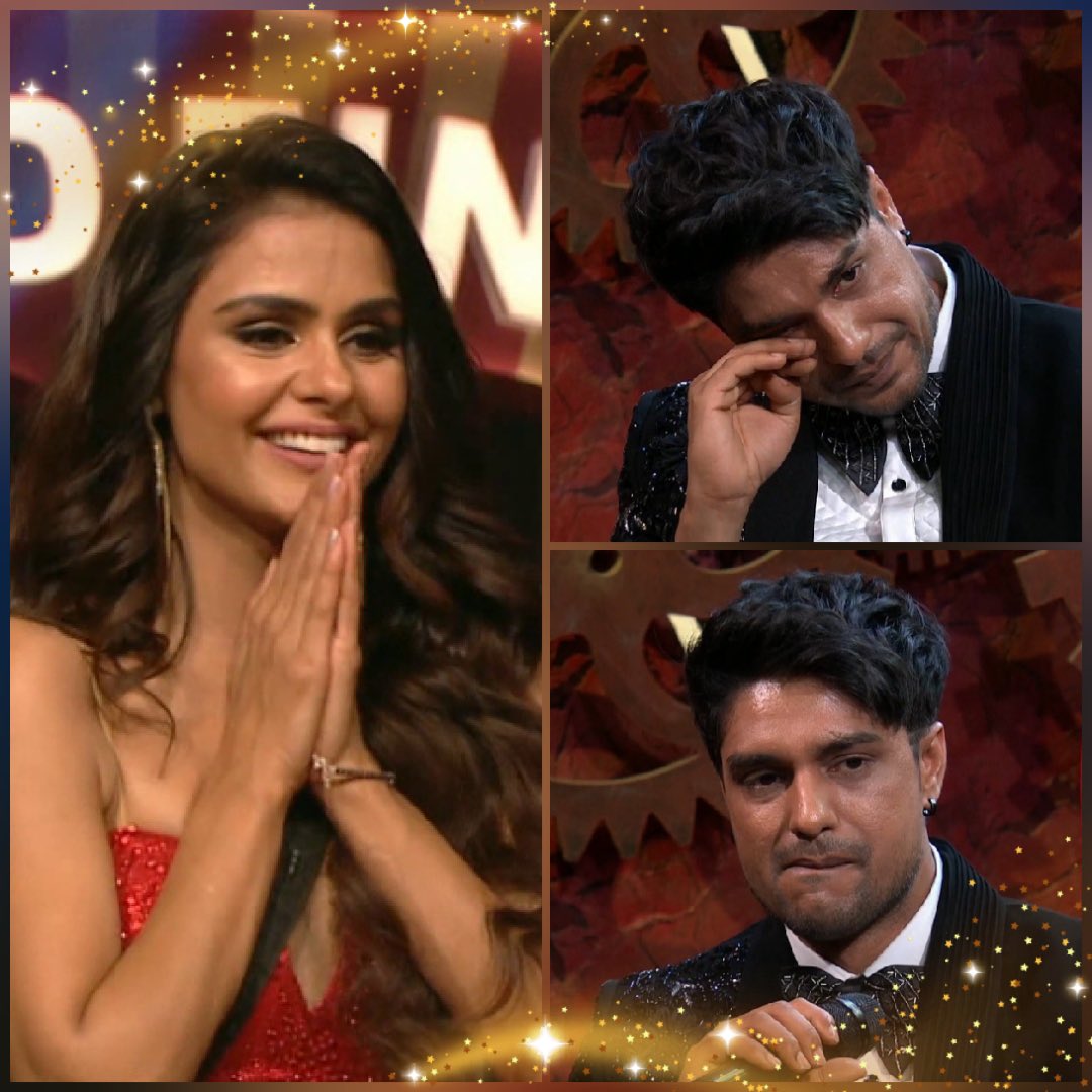 GlitzVision_USA's tweet photo. Ankit Gupta definitely won hearts today! For someone who refrains from showing his true emotions; the way he cried after #PriyankaChaharChoudhary became 2nd Runner Up shows how baffled & 💔he was as he had witnessed the truth... the reality from outside!  #PriyAnkit #BB16 @ankit_gupta611
