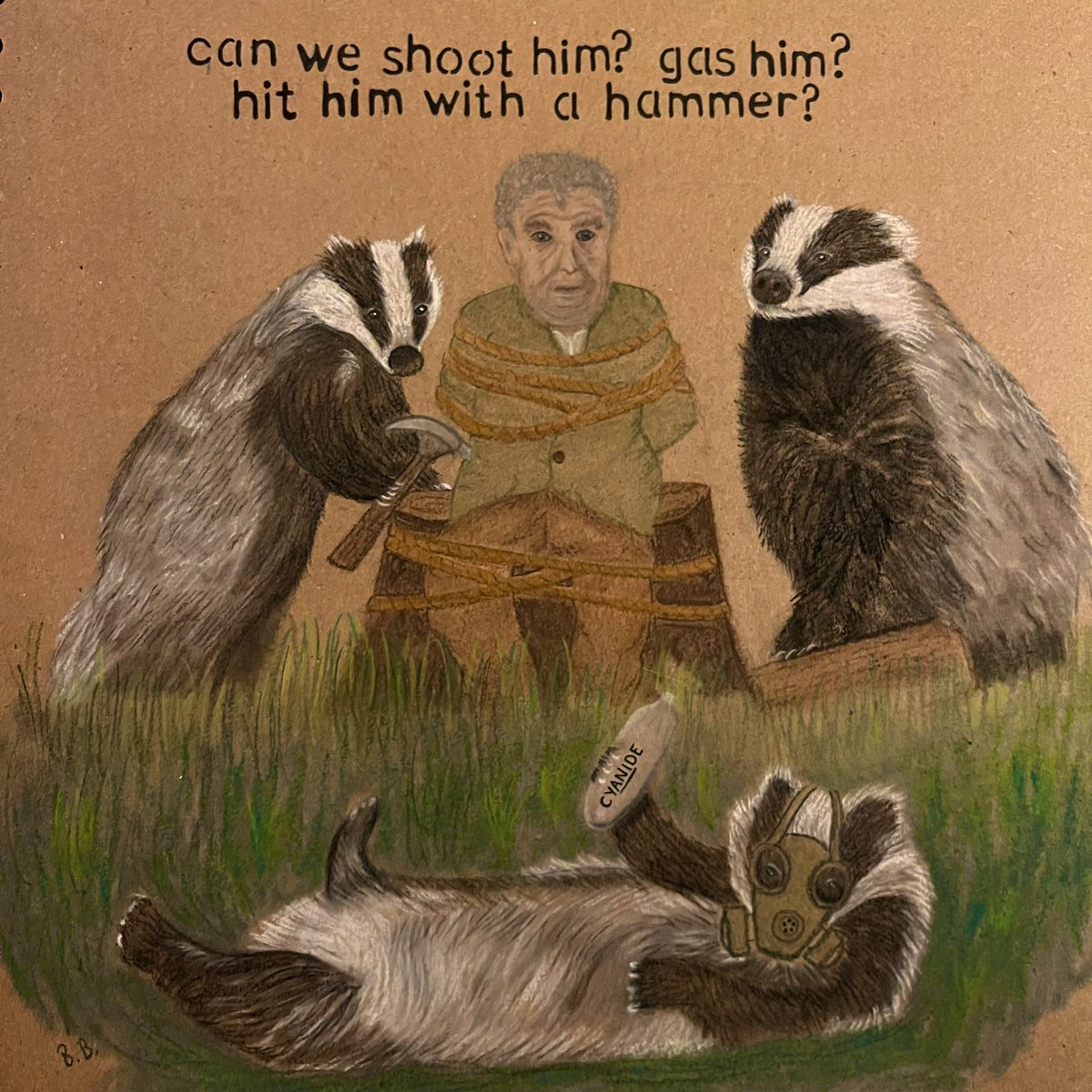 We’ve just watched the trailer for #ClarksonsFarm2, and we’re not happy…#DiddlySquatFarm #JeremyClarkson #badgers #LoveBadgers #CanTheCull