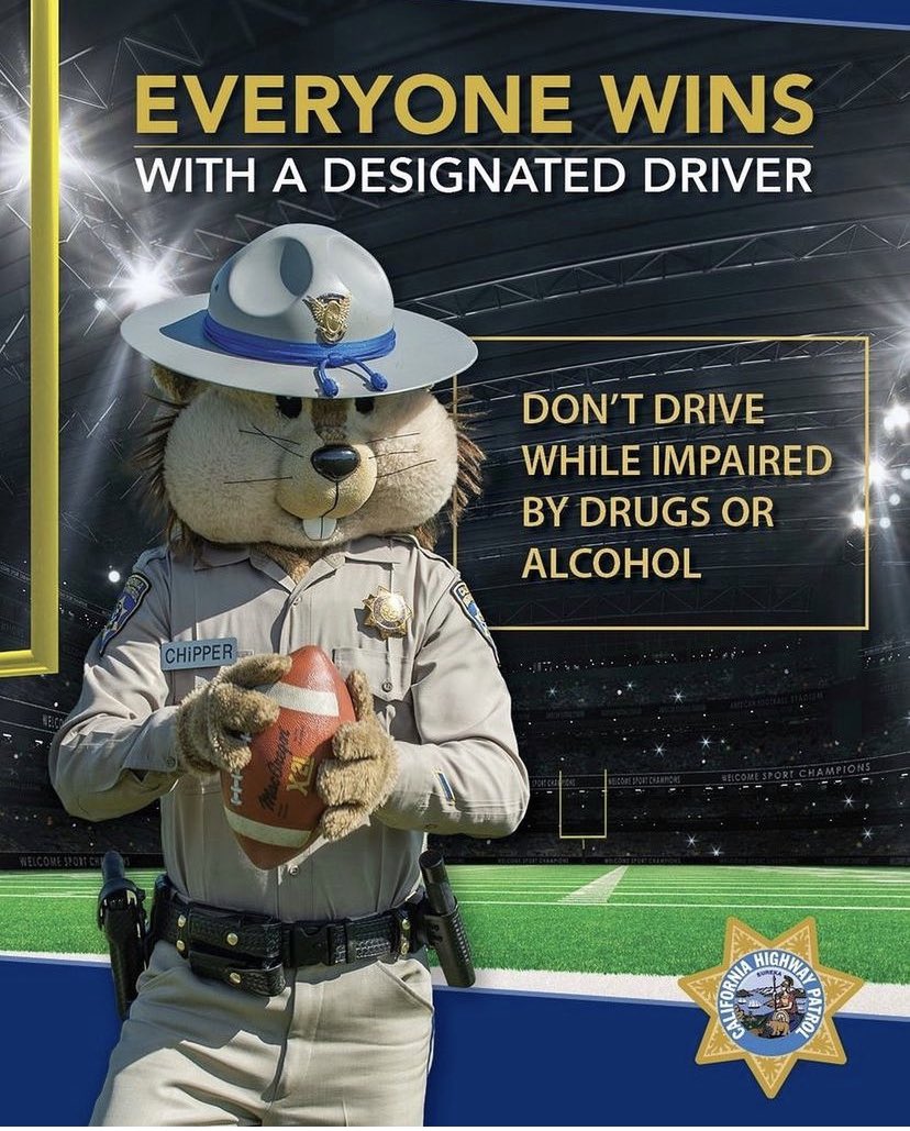 Super Bowl Sunday is here! Make sure everyone goes home safely. Make the smart choice and designate a sober driver. EVERYONE WINS WITH A DESIGNATED DRIVER. Let's make this Super Bowl one for the books! 
#DesignatedDriver #DriveSober #EveryoneWins #SuperBowl #SuperBowlLVII